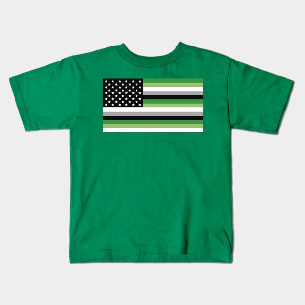 united estates of aro Kids T-Shirt by remerasnerds